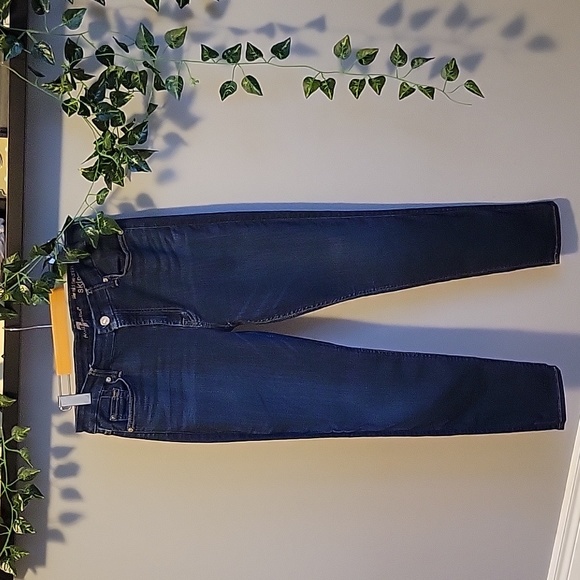 7 For All Mankind Mid Rise Ankle Skinny Jean - Picture 2 of 11
